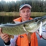 Вечерняя гладь радует щукой